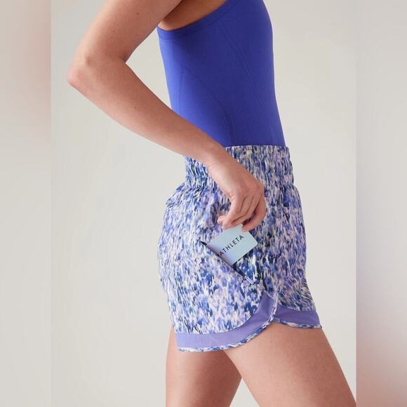 Athleta High Rise Mesh Racer Run 3” Short - Picture 4 of 10